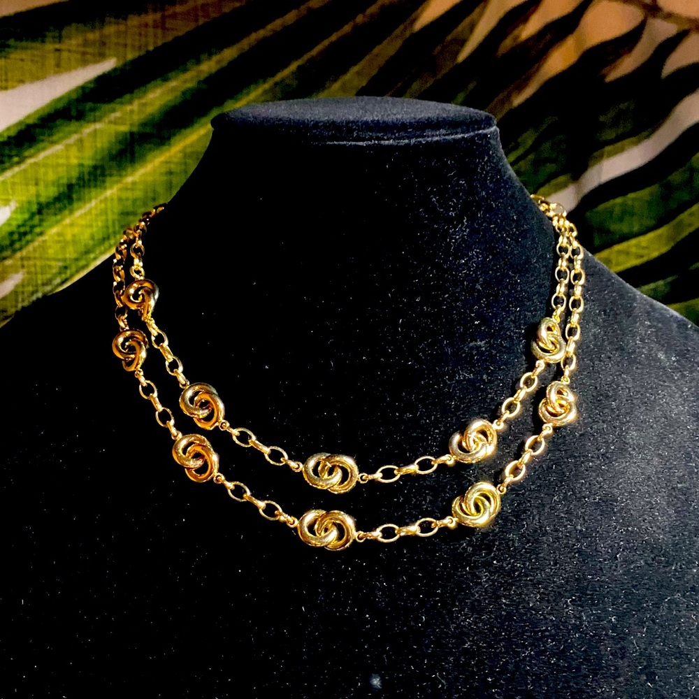 VTG | Talbots Double Link Necklace ✨